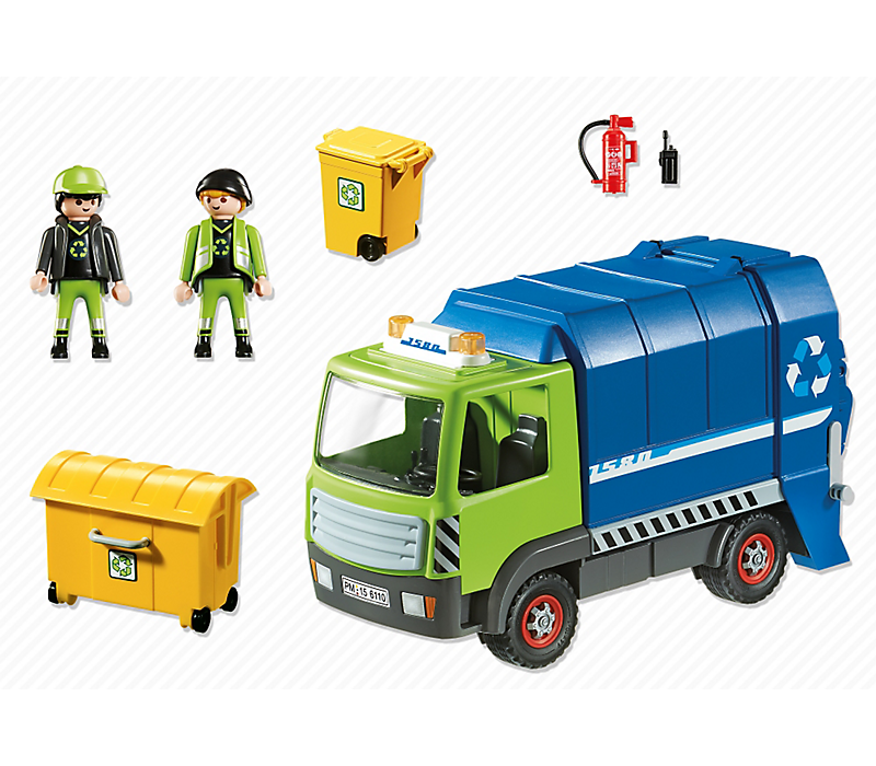 Плеймобиль мусоровоз. Playmobil мусоровоз 70200. Конструктор Playmobil City Action. Игровой набор "мусоровозы".